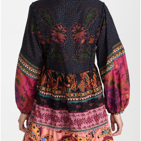 FARM RIO Mixed Patchwork Mini Dress (NWT) - Picture 6 of 14